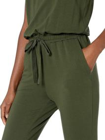 img 2 attached to Daily Ritual Supersoft Sleeveless Jumpsuit Women's Clothing at Jumpsuits, Rompers & Overalls