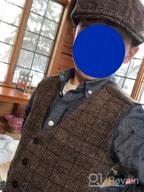img 1 attached to 🧢 Gioberti Brown Barleycorn Boys' Accessories: Stylish and Coordinated Tweed Twists review by Randy Basque