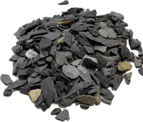 img 4 attached to 🪨 Natural Slate Stone - 1/4 to 1/2 inch Slate Gravel for Aquascaping Aquariums, Miniature or Fairy Garden, Aquarium, Model Railroads, and Wargaming (1)