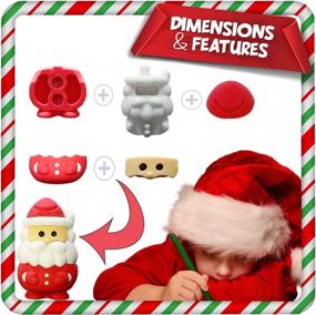img 2 attached to Adorable 30-Piece Christmas Animal Eraser Set For Kids - Ideal As Classroom Rewards, Desk Pets, Puzzle Solvers, And Party Favors