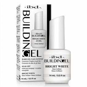 img 4 attached to IBD Building Gel For Hard Nail Extension - Bright White 0.5 Oz