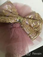img 1 attached to LZH Princess Bowknot Birthday Wedding Girls' Clothing review by Brian Edwards