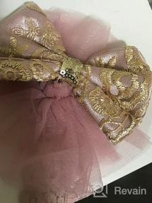 img 7 attached to LZH Princess Bowknot Birthday Wedding Girls' Clothing