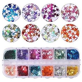 img 3 attached to 12Boxstar VOLODIA Nail Sequins Holographic Laser Glitter Paillette 3D Universe Beauty Decal DIY Tool