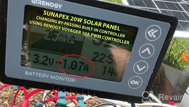 img 1 attached to 20W 12V Portable Solar Battery Charger & Maintainer - Intelligent Charge Controller, Automobile Car RV Compatible! review by Ashley Collins