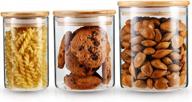 keep your food fresh with yuleer airtight glass storage containers - set of 3 логотип