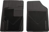 🚗 husky liners heavy duty floor mats - black (51171) – fits acura mdx, chevrolet malibu, chrystler pt cruiser, ford fusion, and more – 2 pcs логотип