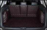 willmaxmat cargo liner for 2019-2022 mercedes g class g350 g500 g55 g63 g65 trunk mat custom cargo mat(black with red stitching) логотип