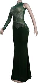 img 1 attached to Aro Lora Glitter Rhinestones Evening Women's Clothing ~ Dresses