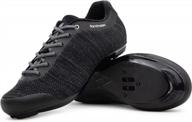 tommaso strada men's cycling shoes - compatible with all bike cleats, from spd to look delta to speedplay - ideal for road biking and indoor cycling логотип