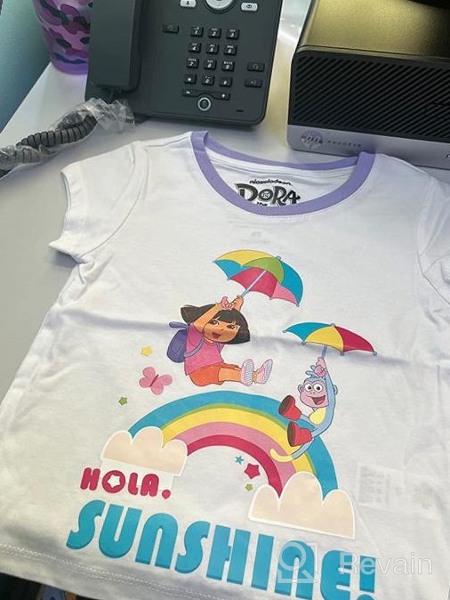 img 1 attached to 👕 Dora Explorer Lavender Toddler T Shirt: Girls' Clothing for Tops, Tees & Blouses review by Wendy Backous