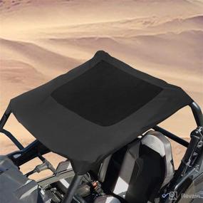 img 4 attached to MFC RZR Soft Canvas Roof Top - Compatible with 2015-2019 UTV Polaris RZR 900, 900S, 1000S, XP1000 Turbo - 2 Seater, Soft Top Roof