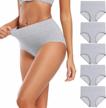 molasus women's high waisted full coverage cotton panties - regular & plus sizes available logo