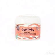 🐯 premium tiger baby nourishing baby cream: organic body and face care, plant-based and dermatologist tested, 2 oz. logo