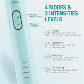 img 2 attached to Vekkia Toothbrush Rechargeable Blue Diamond: Your Perfect Oral Care Companion