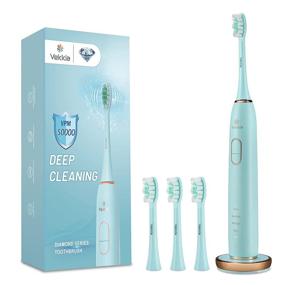 img 4 attached to Vekkia Toothbrush Rechargeable Blue Diamond: Your Perfect Oral Care Companion