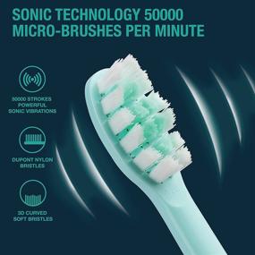 img 3 attached to Vekkia Toothbrush Rechargeable Blue Diamond: Your Perfect Oral Care Companion
