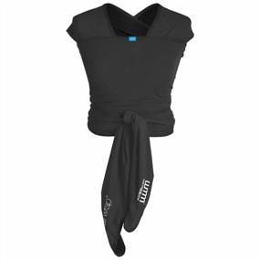 img 4 attached to Experience Ultimate Comfort With We Made Me Flow Super Stretchy Baby Carrier In Black