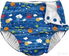 img 4 attached to 🩱 Boys' Baby Reusable Swim Diaper - i play. from green sprouts