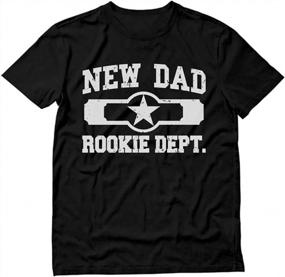 img 4 attached to Funny 'Rookie Department' New Dad Shirt - Perfect Gift For New Dads And Baby Showers