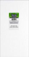 expanded polystyrene (eps) foam sheet 1" x 6" x 12" - white, smooth surface for diy projects and crafts logo