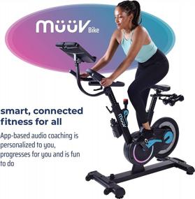 img 3 attached to Stamina Muuv Connected Exercise Bike With Bluetooth Smart Mount, Personalized Audio Coaching App And Wireless Technology