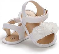 cute and comfy: lafegen newborn toddler sandals for baby girls - perfect dress shoes for summer! logo