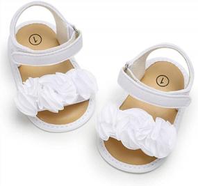 img 2 attached to Симпатичные и удобные: сандалии для новорожденных девочек LAFEGEN — идеальная модельная обувь на лето!