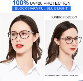 img 3 attached to 👓 MARE AZZURO Blue Light Blocking Reading Glasses for Women – Square Readers (Available in various diopters: 1.0, 1.25, 1.5, 1.75, 2.0, 2.25, 2.5, 2.75, 3.0, 3.5, 4.0, 5.0, 6.0)