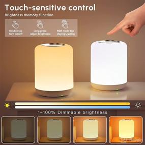 img 2 attached to LUKATU Baby Night Light: Dimmable Touch Control, Color Changing & Rechargeable with Timer - Perfect for Kids' Bedroom and Breastfeeding