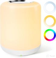 lukatu baby night light: dimmable touch control, color changing & rechargeable with timer - perfect for kids' bedroom and breastfeeding логотип