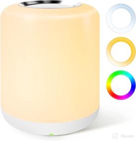 img 4 attached to LUKATU Baby Night Light: Dimmable Touch Control, Color Changing & Rechargeable with Timer - Perfect for Kids' Bedroom and Breastfeeding