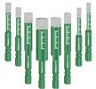 efficient and precise: mgtgbao 8pcs green diamond drill bits set for granite, marble, tile, and glass logo