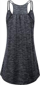 img 3 attached to Stylish And Comfortable: MOQIVGI Women'S Scoop Neck Spaghetti Strap Tank Dress With Convenient Pockets