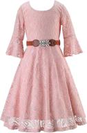 bow dream rhinestones bridesmaid country girls' clothing : dresses logo