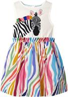 🌈 frogwill toddler fifties summer rainbow dresses: stylish girls' clothing collection logo