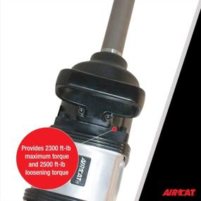 img 2 attached to 2,500 Ft-Lbs AIRCAT 1994 1-Inch Super Duty Straight Impact Wrench With 8-Inch Extended Anvil