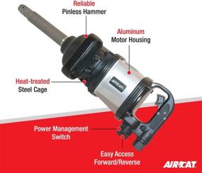 img 3 attached to 2,500 Ft-Lbs AIRCAT 1994 1-Inch Super Duty Straight Impact Wrench With 8-Inch Extended Anvil