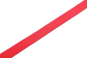 img 2 attached to 🐶 SALO Adjustable Durable Nylon Dog Collar for Medium and Large Dogs, 1 Inch Wide (Red, 5/8" x 11-16")