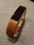 img 1 attached to Beyite Leather Bands: Perfect Fit For Fitbit Alta And Alta HR (5.5" - 8.1") review by Vincent Lott