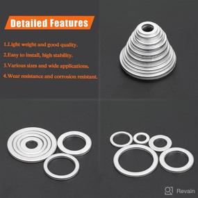 img 1 attached to HELIFOUNER Automotive Gaskets Aluminum Assortment