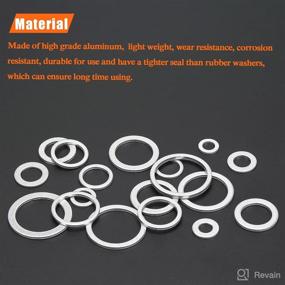 img 3 attached to HELIFOUNER Automotive Gaskets Aluminum Assortment