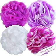 🛁 vibrantly-colored loofah bath sponge логотип