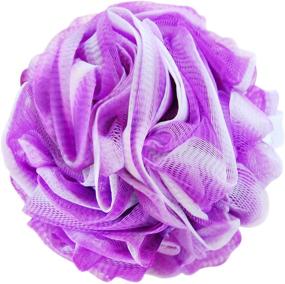 img 1 attached to 🛁 Vibrantly-Colored Loofah Bath Sponge