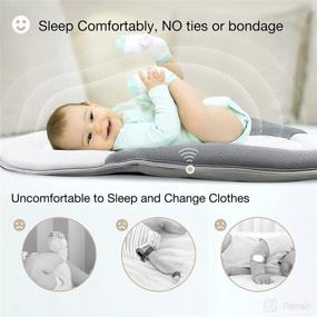 img 3 attached to 👶 ALVOD Smart Baby Monitor: Sleep Tracking Mat with Wearable Baby Breathing Monitor - Monitors Heart Rate, Breathing Rate, Sleep Report, App Alarm for Baby Safety - Suitable for 1-6 Months Old Babies
