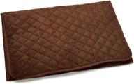 🐾 neat solutions for pets quilted throw 'n go - chestnut polysuede, 80x30 inch quilted throw logo