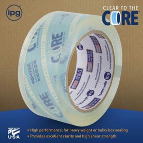 img 3 attached to Clear IPG Premium Packing Tape 1.88 Inches X 60 Yards Single Roll