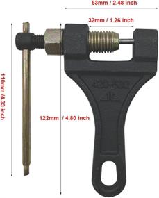 img 2 attached to 🔧 Tabazy Chain Breaker Riveting Tool - Ideal for Motorcycle, ATV, Dirt Bike, Scooter, Bicycle & Tractor Chains # 420, 428, 520, 525, 528, 530