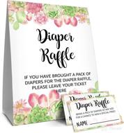 diaper raffle tickets decorations showers baby stationery ... invitations logo
