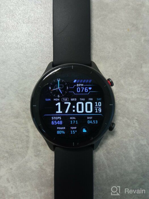 img 1 attached to Amazfit GTR 2e Smartwatch with Alexa & GPS, 90 Sports Modes, 24-Day 💪 Battery Life, Heart Rate & Blood Oxygen Monitor, Waterproof, for iPhone and Android - Grey review by Ta Wan ᠌